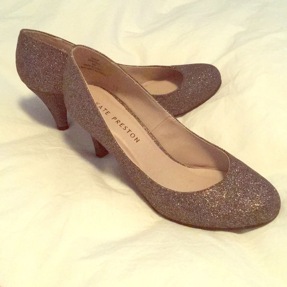 Kate Preston Dorothy glitter heels